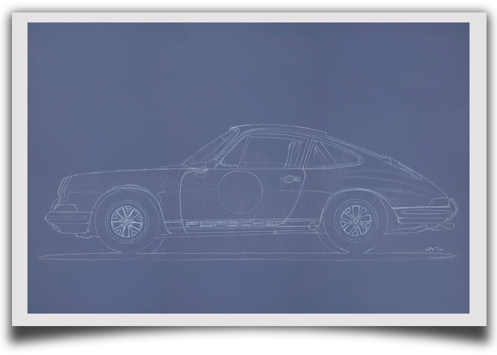Automotive design sketch from Porsche Design Studio | Midjourney | OpenArt